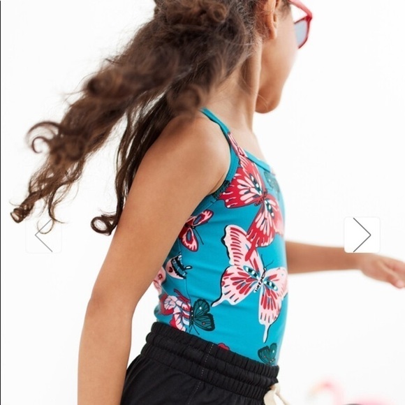 Hanna Andersson NWT Sunblock One Piece Swimsuit Sweet Hearts Pattern 2T vacation - Picture 4 of 8